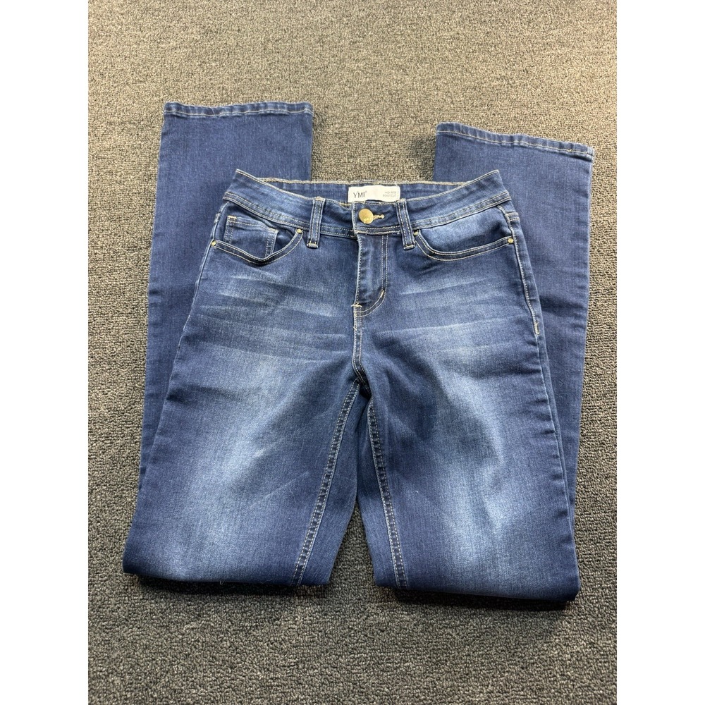 YMI Women's Mid-Rise Bootcut Jeans, Size 3
